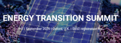Energy Transition Summit for a Safe, Sustainable Future 9. – 11. rujna 2026. | Ujedinjeno Kraljevstvo